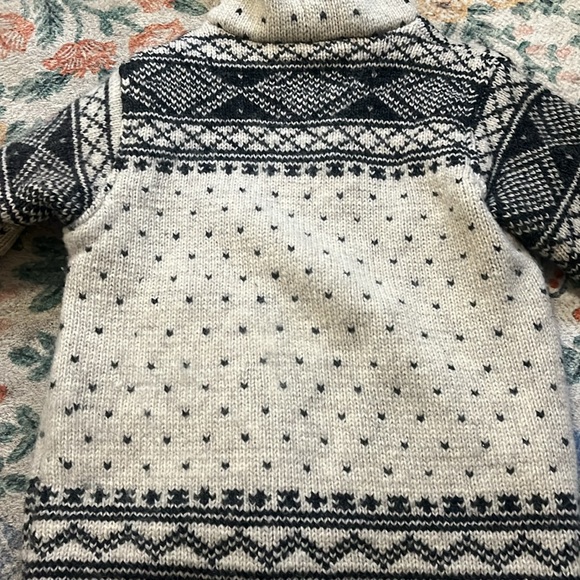 Fleece Lined Heavyweight Knit Jacket - Picture 8 of 8